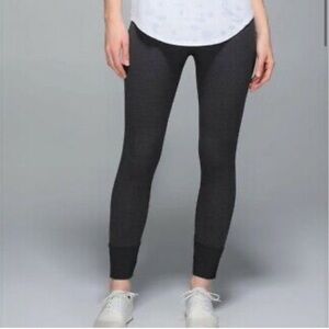 Lululemon Gray Ebb To Street Pant  Seamless Leggings 6